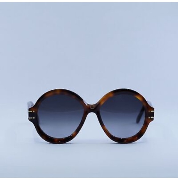 New DIOR DIORSIGNATURE R1U 26A1 Havana/Smoke Gradient 57-17-140 Sunglass… - Picture 2 of 8